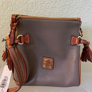 Dooney & Bourke brown leather crossbody NWT